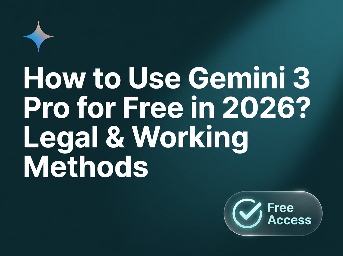 How to use Gemini 3 Pro for free in 2026?