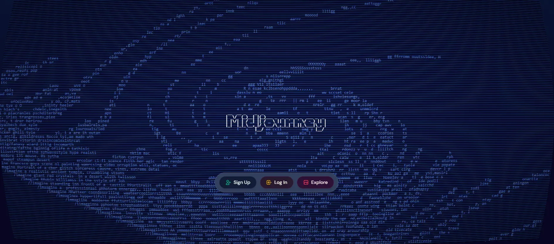 Screenshot of the Midjourney official website homepage. Source: AI Creative Tools, Midjourney Beginner's Guide 2026.