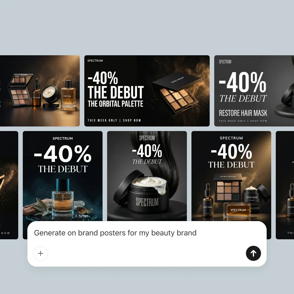Turn marketing ideas into publish-ready assets